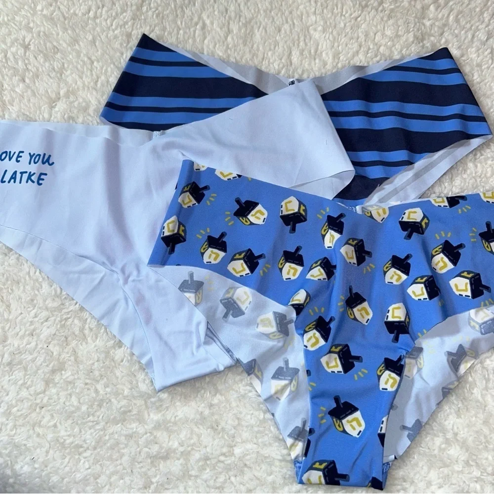 Aerie Seamless No Show Cheeky Panties Size Small 3 Pack NEW